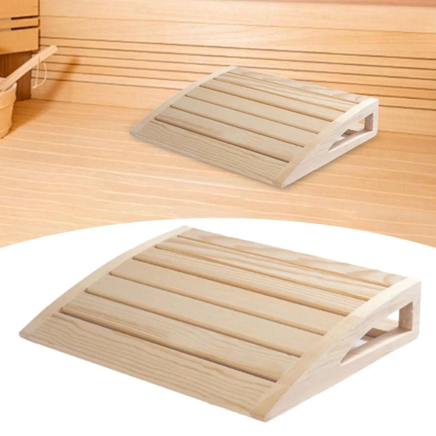 Sauna Headrest Professional Back Bolster for Relaxing Backrest Modern Sauna
