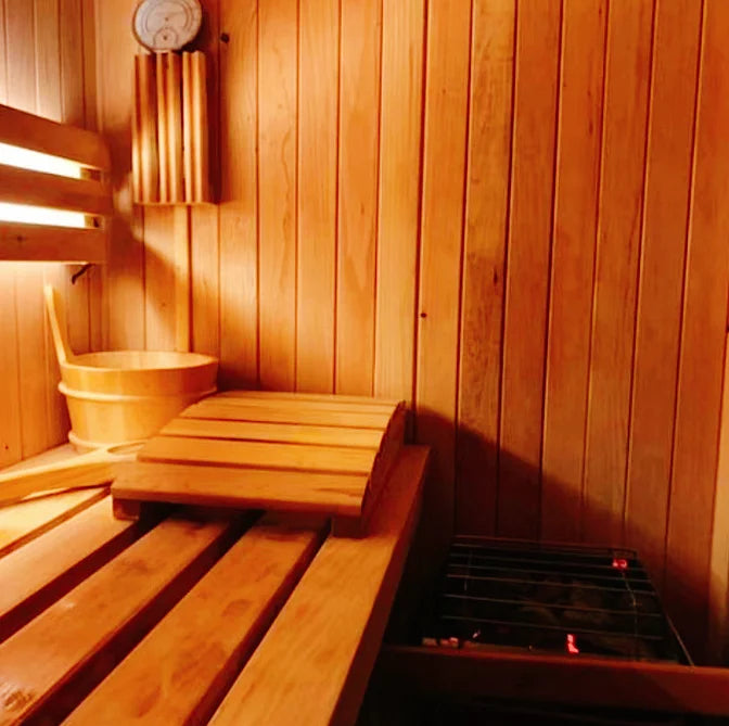 Indoor Sauna Personal Home Use Far Infrared Solid Wood 2 Person Dry Steam Sauna Room Modern Electric Sauna