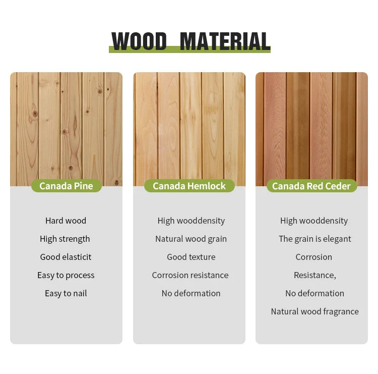 Indoor Traditional Sauna Dry Steam