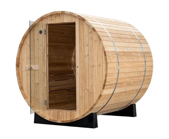 Extra-Wide Barrel Sauna - 6 Person
