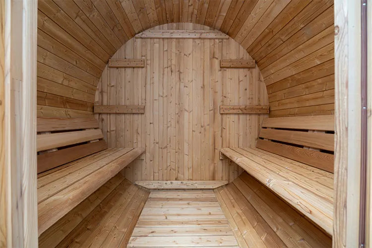 Extra-Wide Barrel Sauna - 8 Person