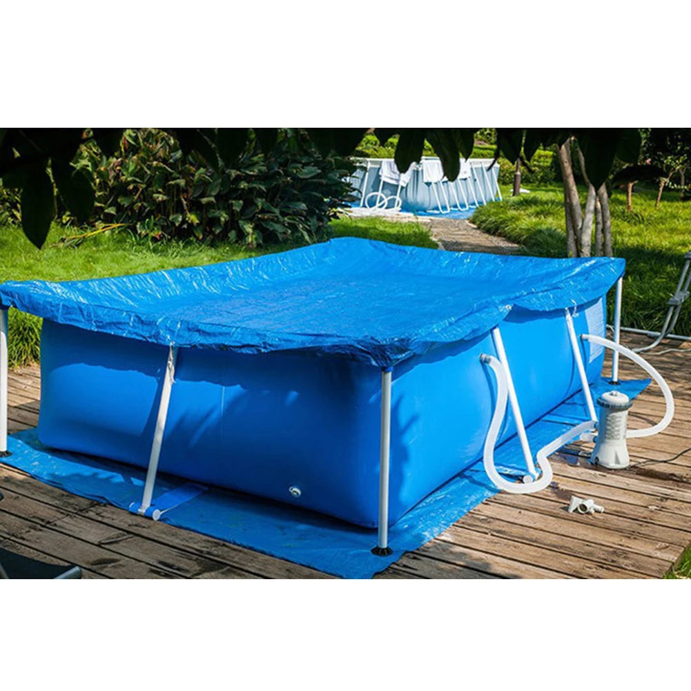 Square Pool Cover with Bracket for Debris Protection