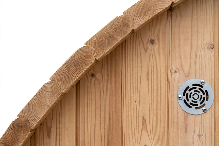 Extra-Wide Barrel Sauna - 2 Person
