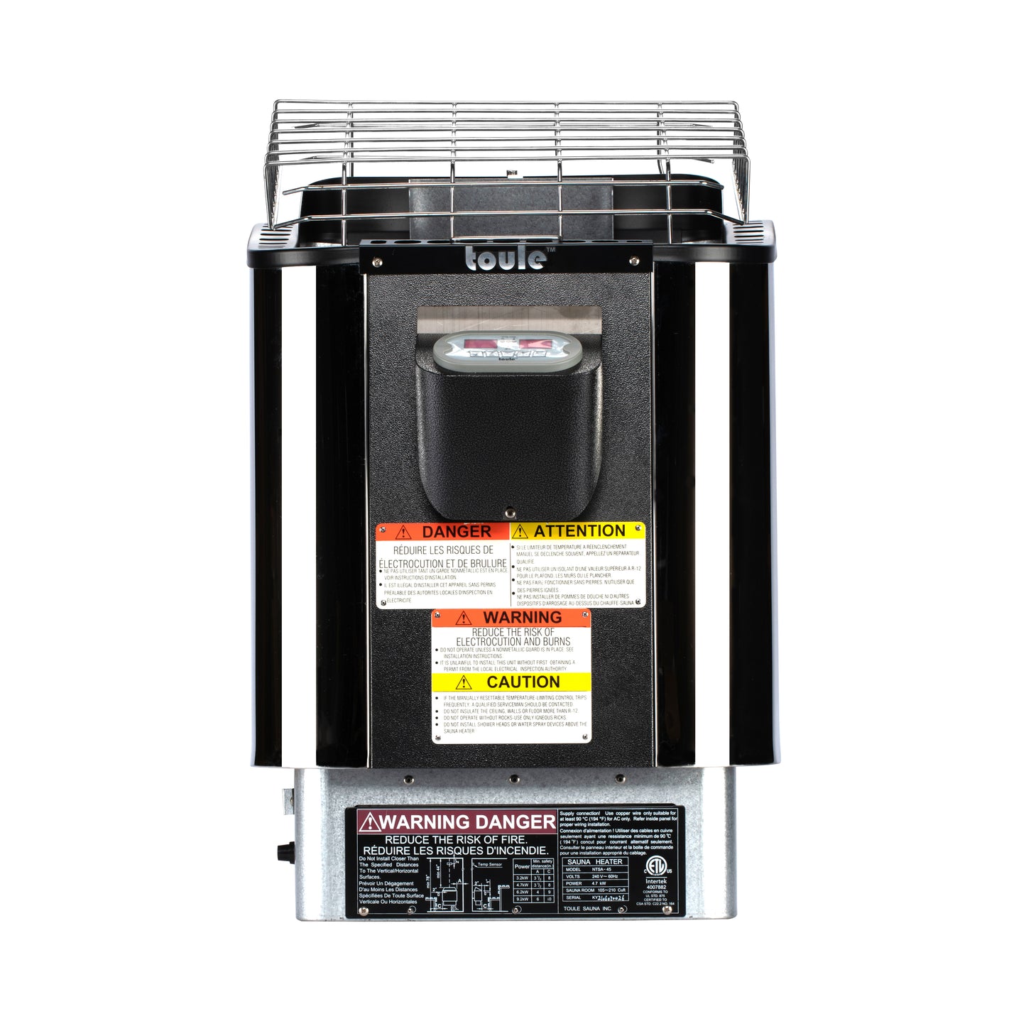 Toule Sauna Heater Packge