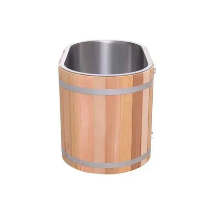 Portable Wooden Cold Plunge Tub with Chiller