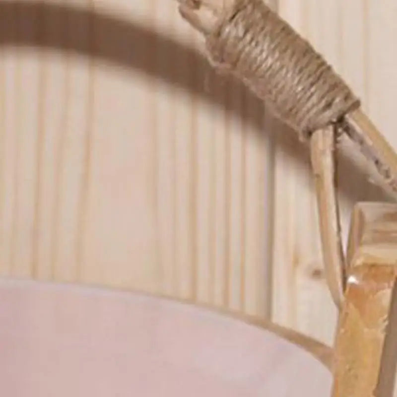 Portable Wooden Sauna Bucket and Ladle Accessory Kit