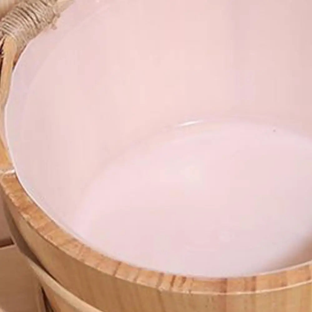 Portable Wooden Sauna Bucket and Ladle Accessory Kit