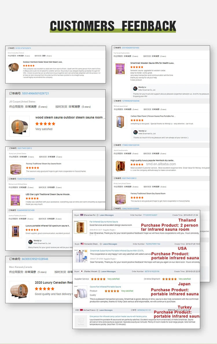 Indoor Traditional Sauna Dry Steam