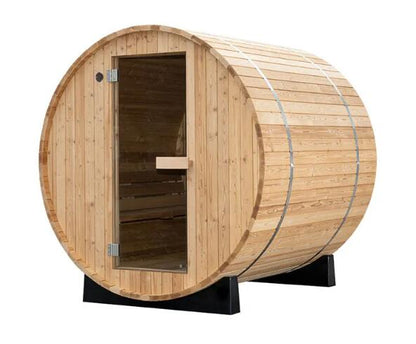Extra-Wide Barrel Sauna - 2 Person