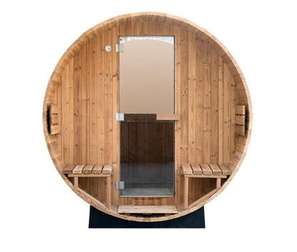 Barrel Sauna w/ Porch - 4 Person