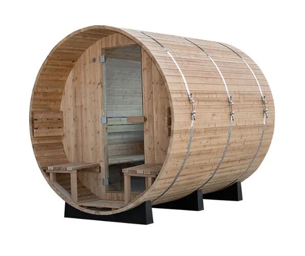Barrel Sauna w/ Porch - 4 Person