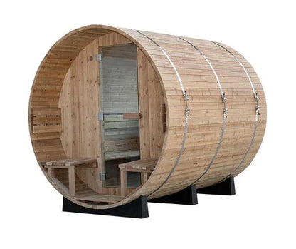 Barrel Sauna w/ Porch - 4 Person