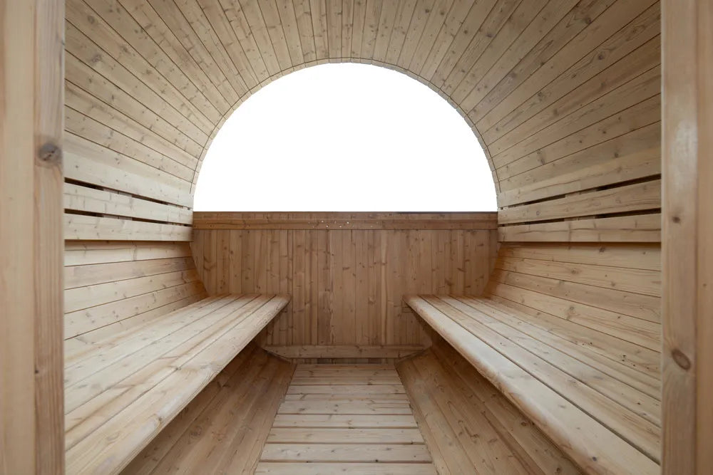 Barrel Sauna w/ Porch - 4 Person