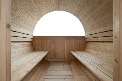 Barrel Sauna w/ Porch - 4 Person