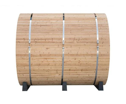 Barrel Sauna w/ Porch - 6 Person