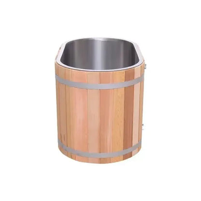 Portable Wooden Cold Plunge Tub with Chiller