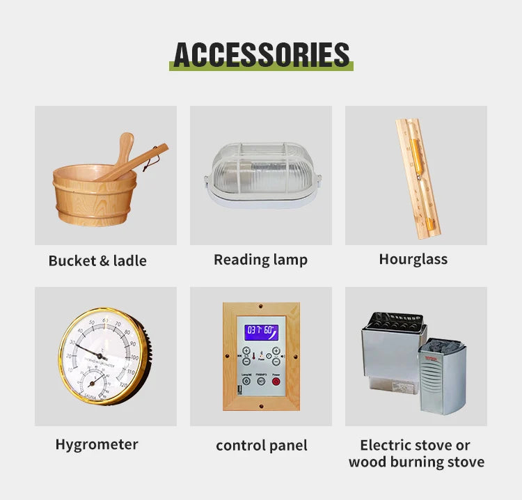 Custom Hemlock Barrel Sauna Room for Outdoor Relaxation