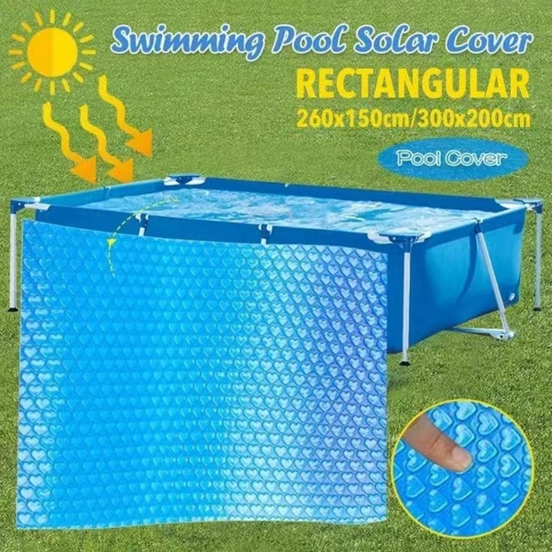Solar Pool Cover Blanket – Heat & Dustproof