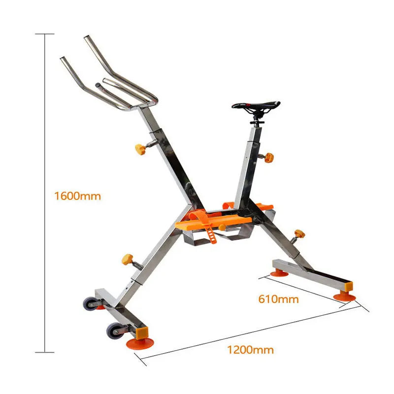 Stainless Steel Underwater Fitness Bike for Gym Pools