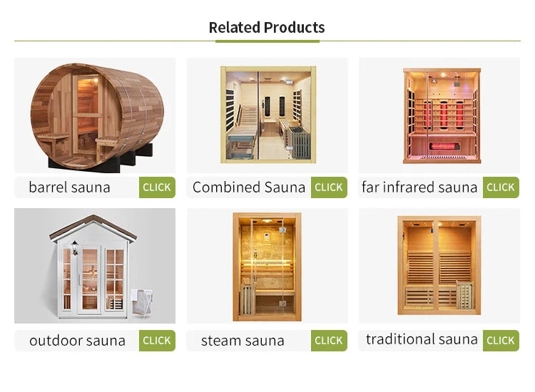 Indoor Traditional Sauna Dry Steam