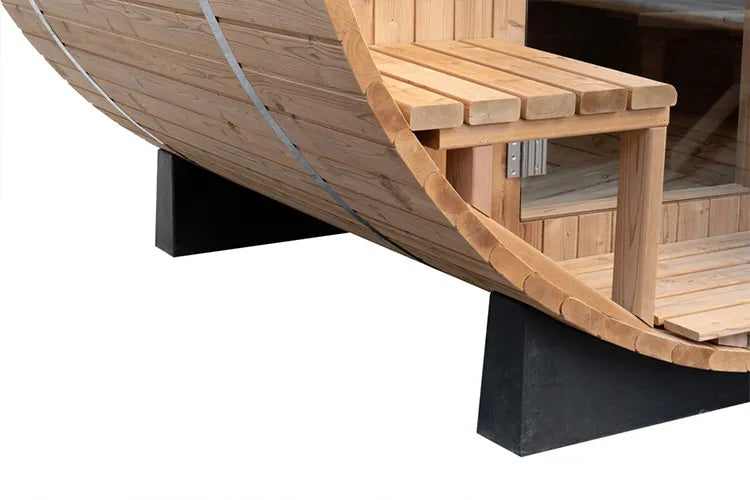 Barrel Sauna w/ Porch - 4 Person